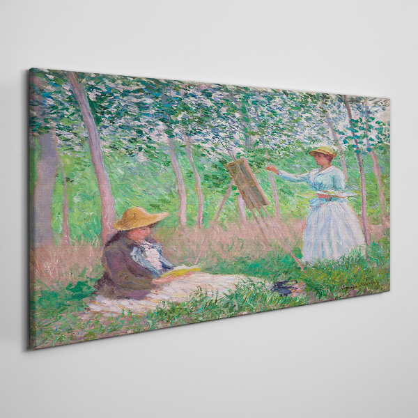 Foto auf leinwand Sommermalen im Freien