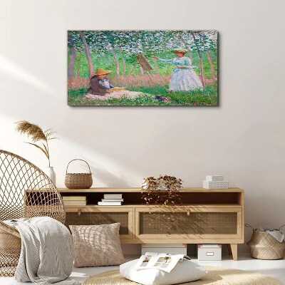 Foto auf leinwand Sommermalen im Freien