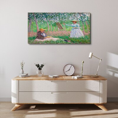 Foto auf leinwand Sommermalen im Freien