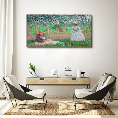 Foto auf leinwand Sommermalen im Freien