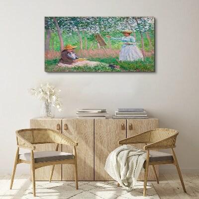 Foto auf leinwand Sommermalen im Freien