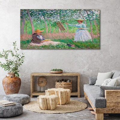 Foto auf leinwand Sommermalen im Freien