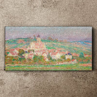 Foto auf leinwand Eine friedliche ländliche Landschaft