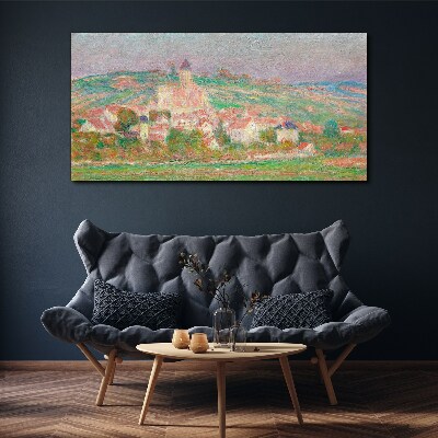 Foto auf leinwand Eine friedliche ländliche Landschaft