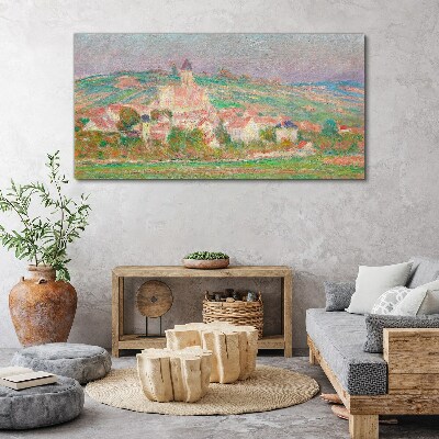 Foto auf leinwand Eine friedliche ländliche Landschaft