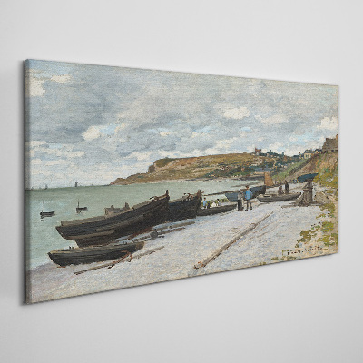 Bild auf leinwand Ein ruhiger Hafen an einem Sommertag