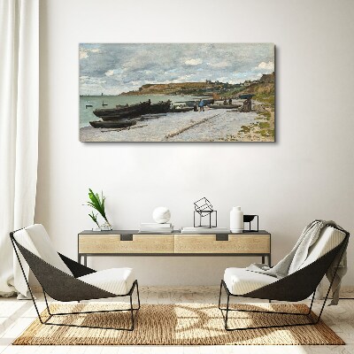 Bild auf leinwand Sainte Adresse Monet