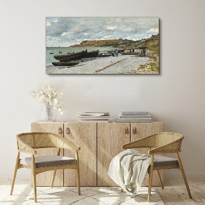 Bild auf leinwand Ein ruhiger Hafen an einem Sommertag