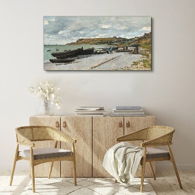 Bild auf leinwand Sainte Adresse Monet