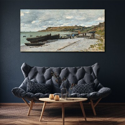 Bild auf leinwand Ein ruhiger Hafen an einem Sommertag