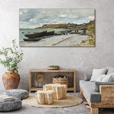 Bild auf leinwand Ein ruhiger Hafen an einem Sommertag