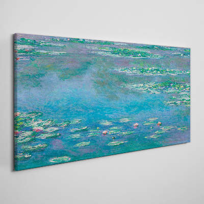 Foto auf leinwand Seerosen Monet