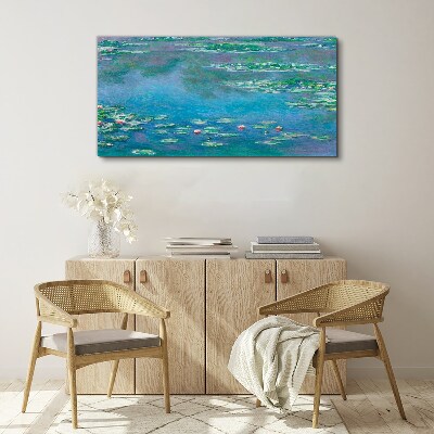 Foto auf leinwand Seerosen Monet