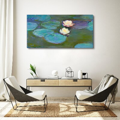 Foto auf leinwand Seerosen Monet