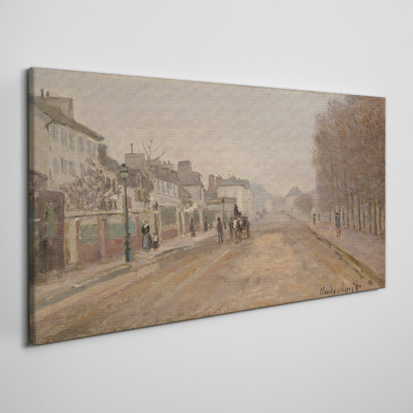 Bild auf leinwand Eine Straße in Paris