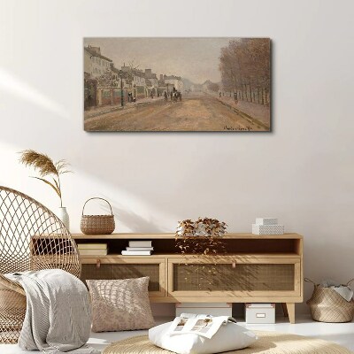 Bild auf leinwand Eine Straße in Paris