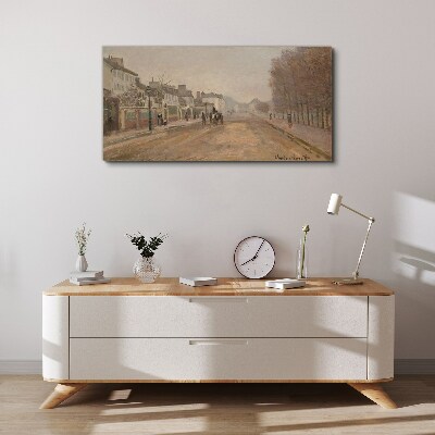 Bild auf leinwand Eine Straße in Paris