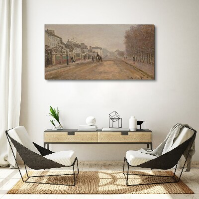 Bild auf leinwand Eine Straße in Paris