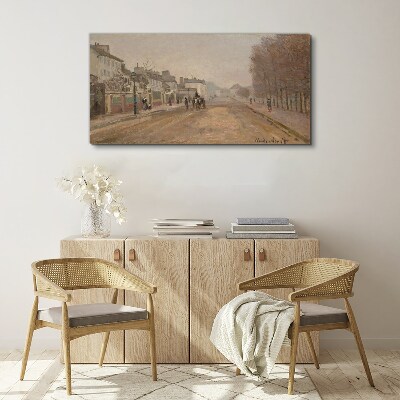 Bild auf leinwand Eine Straße in Paris