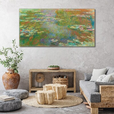 Foto auf leinwand Seerosen Monet
