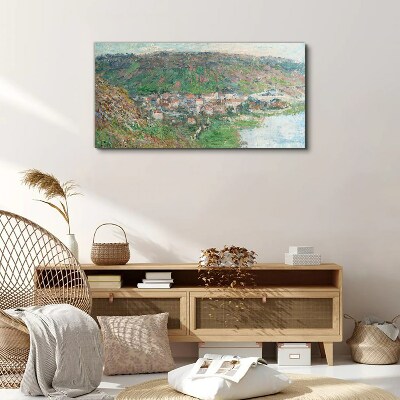 Leinwandbild Blick von Vetheuil Monet