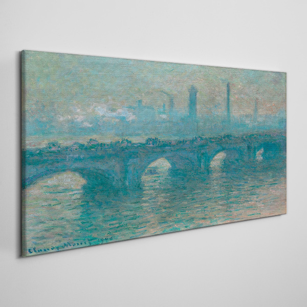 Foto auf leinwand Waterloo-Brücke Monet