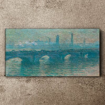 Foto auf leinwand Waterloo-Brücke Monet