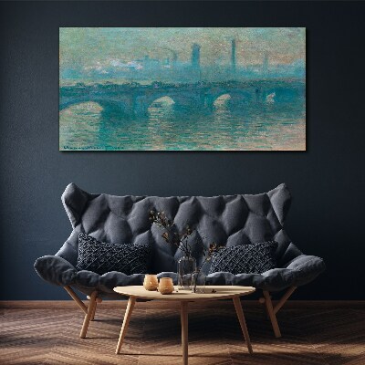 Foto auf leinwand Waterloo-Brücke Monet