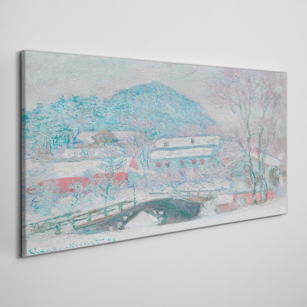 Foto leinwand Winterlandschaft