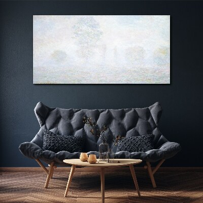Foto auf leinwand Neblige Landschaft