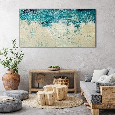 Foto auf leinwand Das Meer in Blautönen