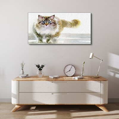 Wandbild Moderne Tierkatze