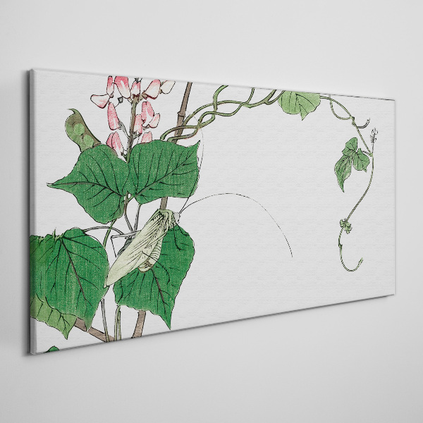 Foto auf leinwand Blumen und Insekten im Einklang