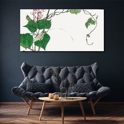Foto auf leinwand Blumen und Insekten im Einklang