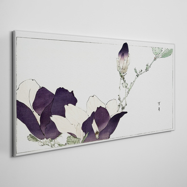 Bild auf leinwand Florale Schönheit in zarten Farbtönen