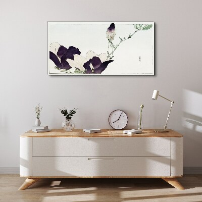 Bild auf leinwand Florale Schönheit in zarten Farbtönen