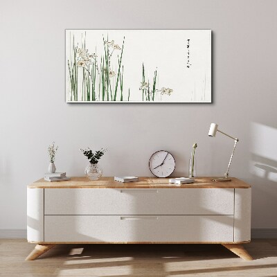 Foto auf leinwand Blumen im Gras
