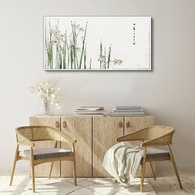 Foto auf leinwand Blumen im Gras