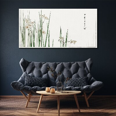 Foto auf leinwand Blumen im Gras