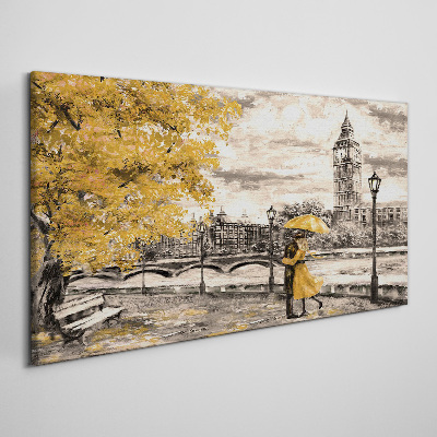 Foto auf leinwand Goldener Herbst in London
