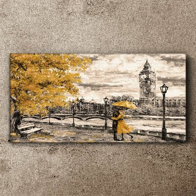 Foto auf leinwand Goldener Herbst in London