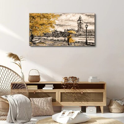 Foto auf leinwand Goldener Herbst in London