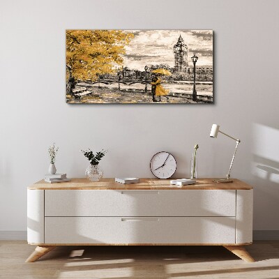 Foto auf leinwand Goldener Herbst in London