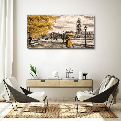 Foto auf leinwand Goldener Herbst in London