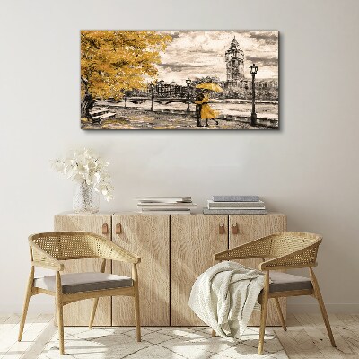 Foto auf leinwand Goldener Herbst in London