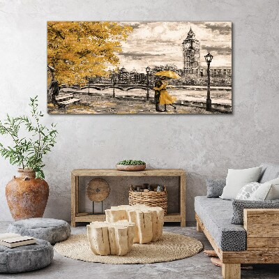 Foto auf leinwand Goldener Herbst in London