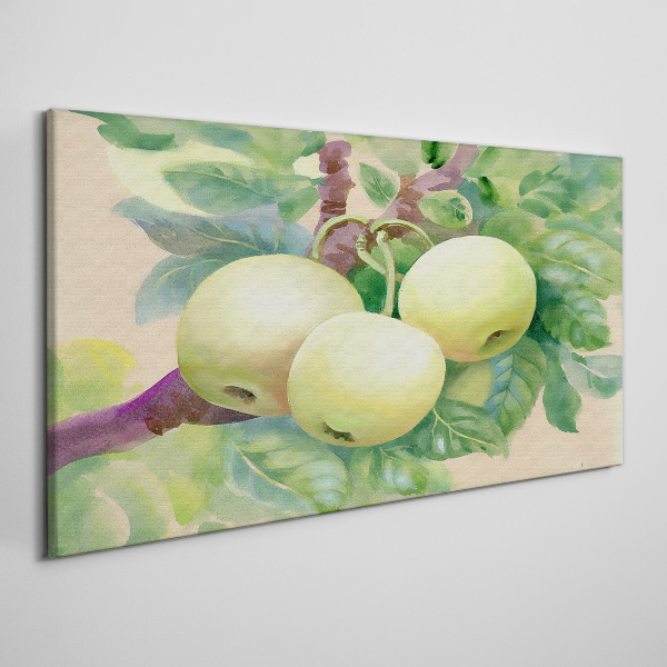 Bild auf leinwand Apfelgarten in Pastellfarben