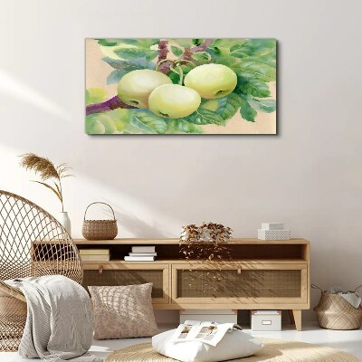 Bild auf leinwand Apfelgarten in Pastellfarben