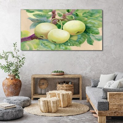 Bild auf leinwand Apfelgarten in Pastellfarben