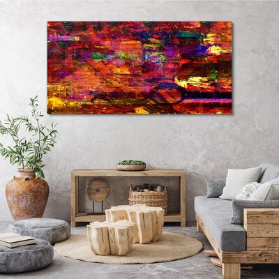 Foto auf leinwand Bunte Abstraktion in intensiven Farben